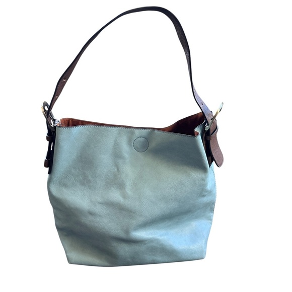 Elegant Blue Shoulder Bag - Picture 2 of 5